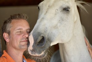 Claus Toft Gaard with his horse